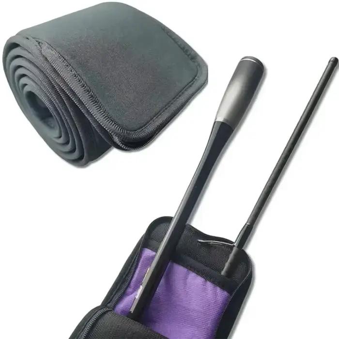 Sac de protection double couche pour cannes 100-170cm avec manchon résistant et étui de rangement