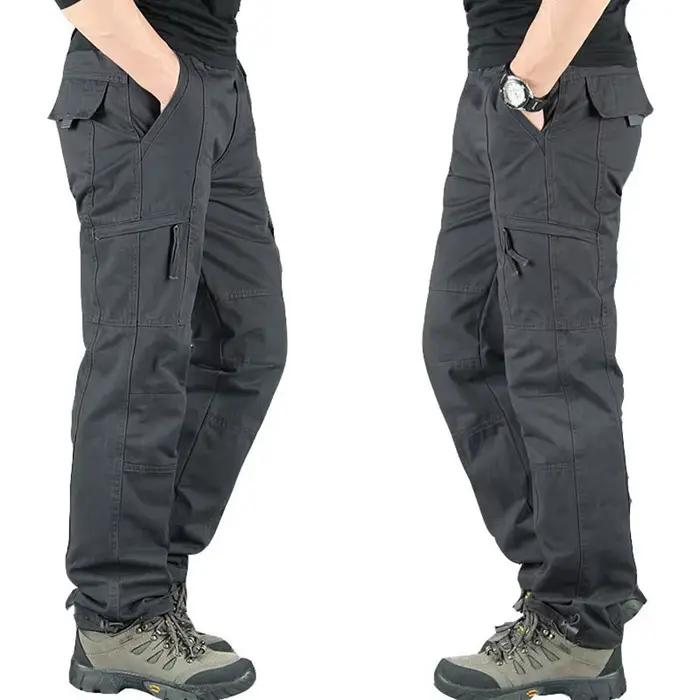 Pantalon d'hiver polaire cargo homme - Épais chaud pour pêche hivernale et conditions froides extrêmes