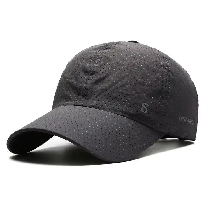 Casquette running protection solaire polyester réglable pour homme et femme occasion extérieure printemps été