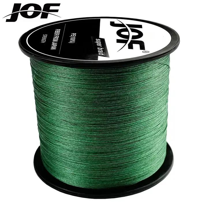 Ligne de pêche carpe JOF 8 brins 500 m multifilament PE résistante 10-120LB pour pêche sportive