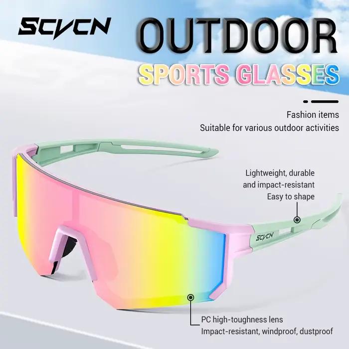 Lunettes de pêche anti-vent SCVCN - Protection UV400 pour homme et femme - Sport outdoor
