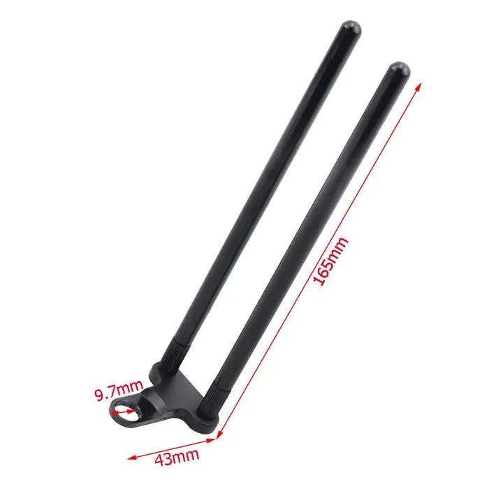 Barres anti-accrochage en aluminium pour alarmes de touche pêche carpe - Support de canne accessoire carpe
