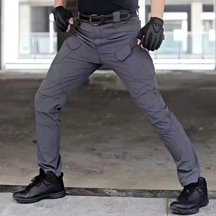 Pantalon cargo tactique classique homme - Pêche, randonnée, trekking, jogger militaire multi-poches