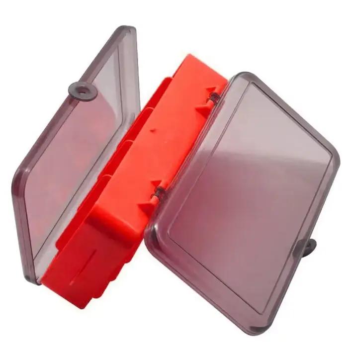 Boîte à matériel de pêche double face éponge pour rangement hameçons leurres accessoires pêche portable occasions spéciales