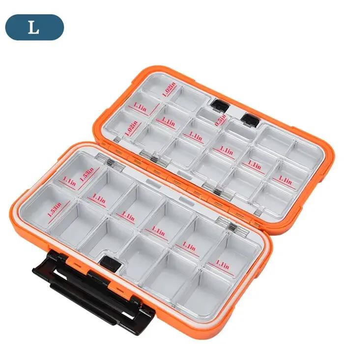 Boîte à pêche étanche rangement accessoires - Organisation hameçons, leurres et appâts artificiels