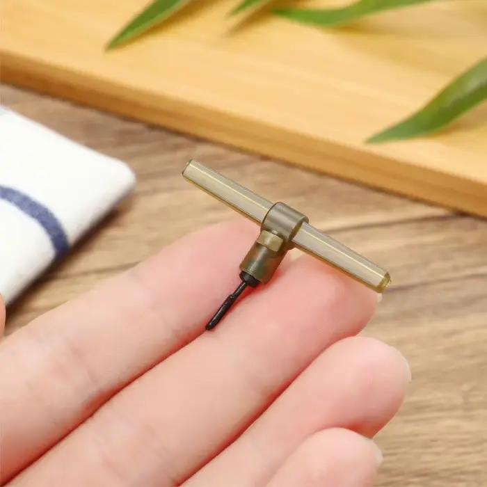 Manches anti-emmêlement avec side bends et swivel pour montage hélicoptère carpe - Accessoires pêche carpe