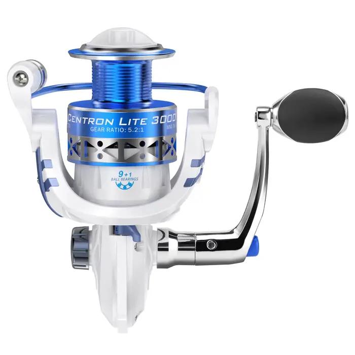 Moulinet spinning KastKing Centron Summer One Way Clutch System profil bas 9+1 roulements pêche carpe