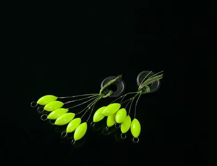 Lot de 30 flotteurs pêche 7 étoiles, olive 6 en 1, tailles S/M/L, mini bouées pour