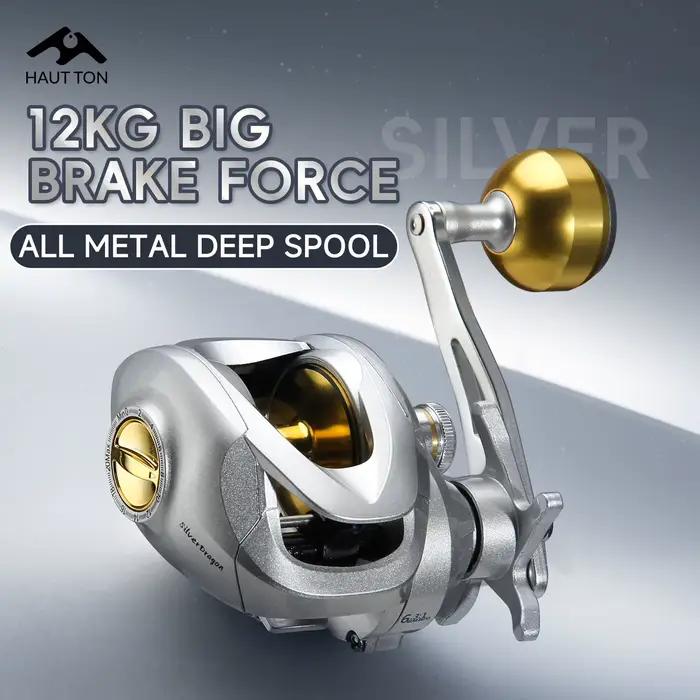 Moulinet baitcasting HAUT TON YL200 métal - Ratio 6.3:1 - 12KG max drag - Eau douce & mer