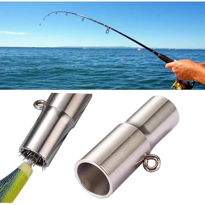 Outil de redressage hameçon calmar acier inoxydable - Réparation hameçons de pêche portable et efficace