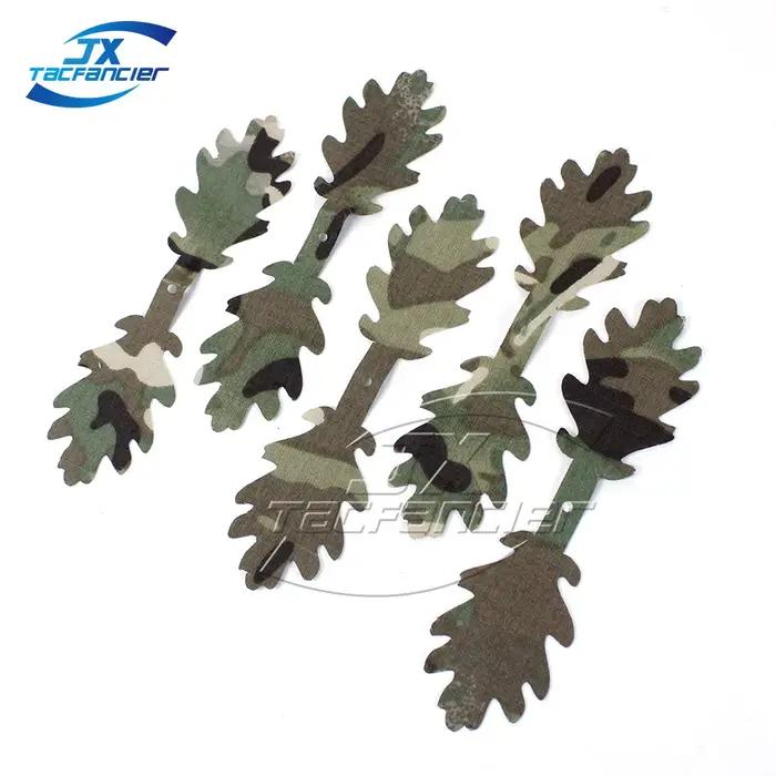 Kit camouflage 3D pour casque de pêche - Filet de dissimulation découpé au laser pour pêche discrète