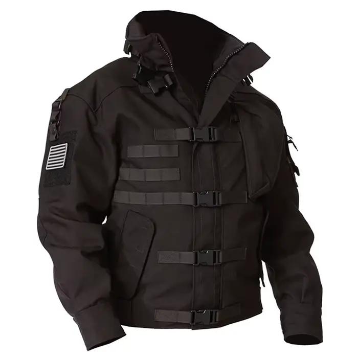Veste bomber tactique militaire imperméable multi-poches pour randonnée pêche et chasse