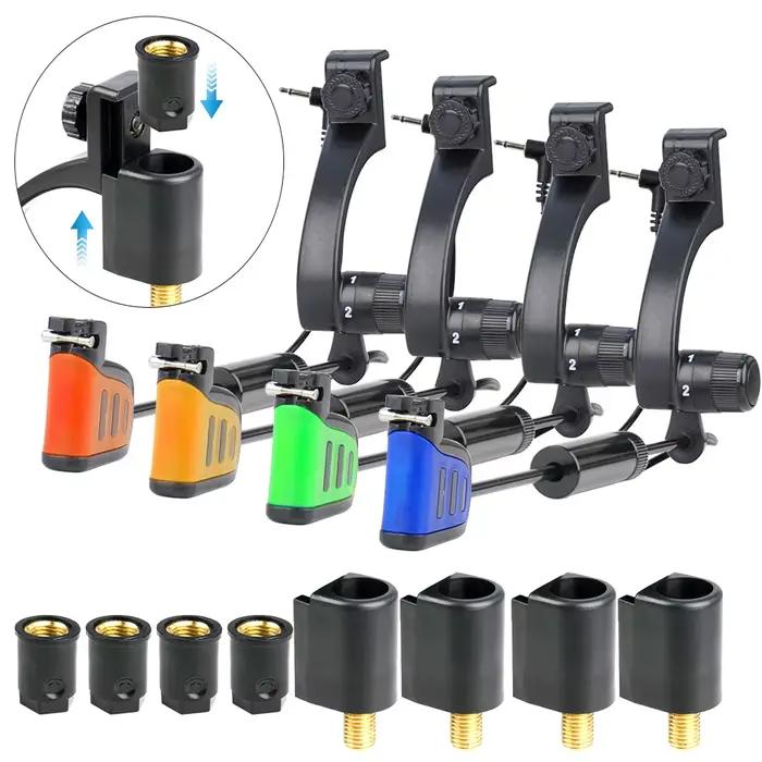 Set swingeurs LED Hirisi B2030 pour pêche - Indicateurs de touches avec connecteur rapide interchangeables