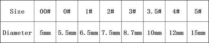 Flotteur 7 Étoiles Rond pour Carpe, 30 Pièces Lot, 5 Couleurs et 10 Tailles (00 à