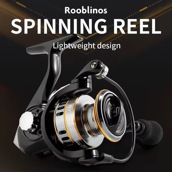 ROOBLINOS RY Spinning Reels Saltwater Freshwater Fishing Reel Ultralight Metal F