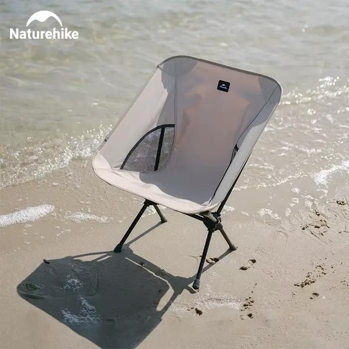 Chaise pliante élargie Naturehike 2023 ultralégère pour pêche, plage et voyages - Confort optimal camping