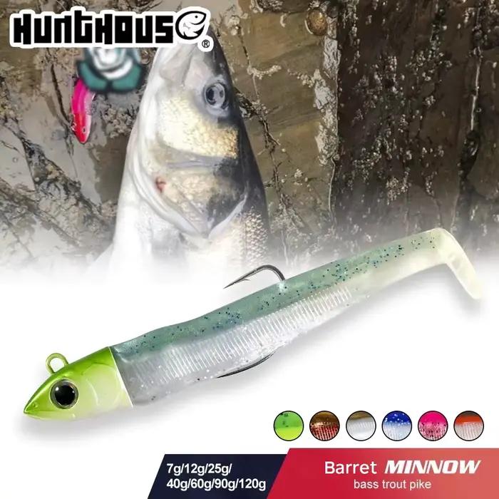 Leurre souple Hunthouse Barre T. Minnow 7g à 120g - shiner facile pour brochet et bass - appât vibrant