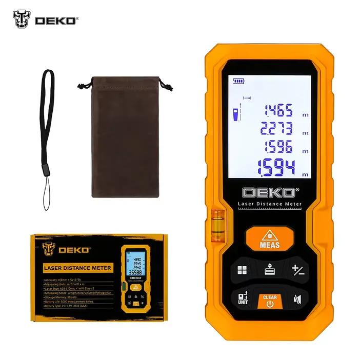 Télémètre laser DEKO DKLD05 mini 40M à 100M - Outil compact pour pêche précise