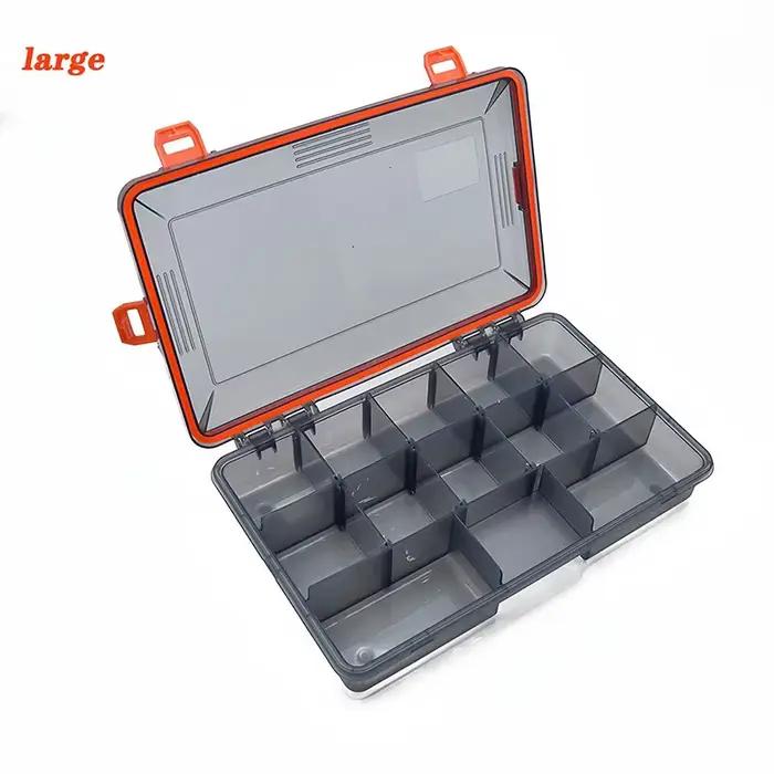 Boîte pêche grande capacité rangement accessoires outils leurres hameçons appâts carpe
