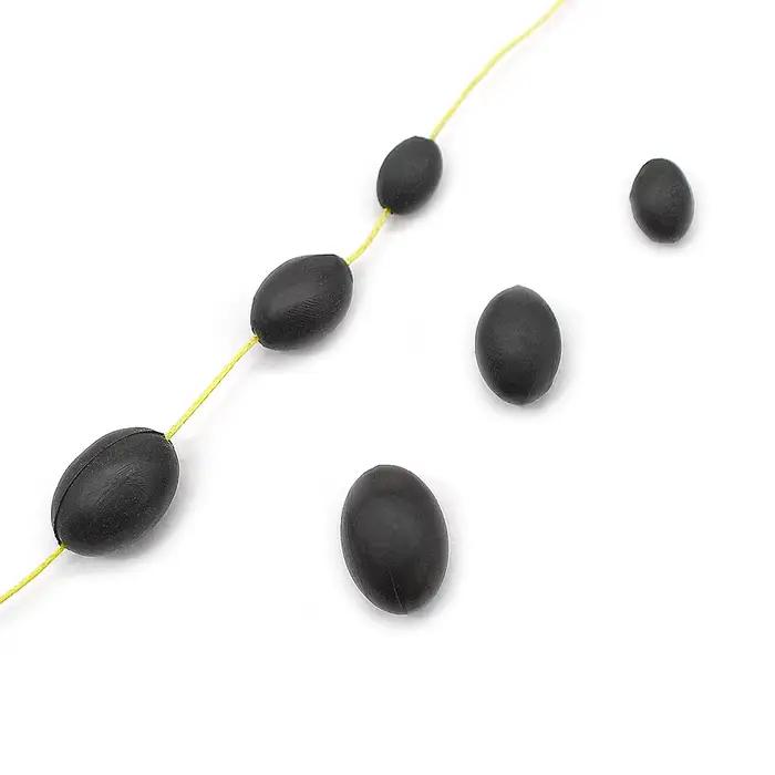 Perles tungstène 10 pièces pêche carpe leader - plombées espacement ligne terminal tackle sans plomb