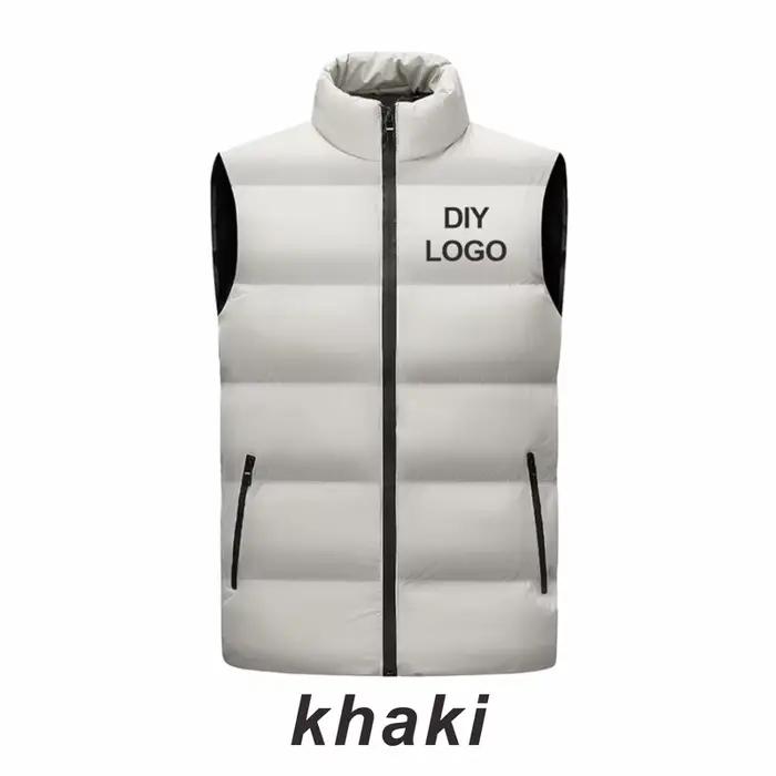 Gilet personnalisable pêche hiver sans manches - Veste coupe-vent doublée logo entreprise pêcheur
