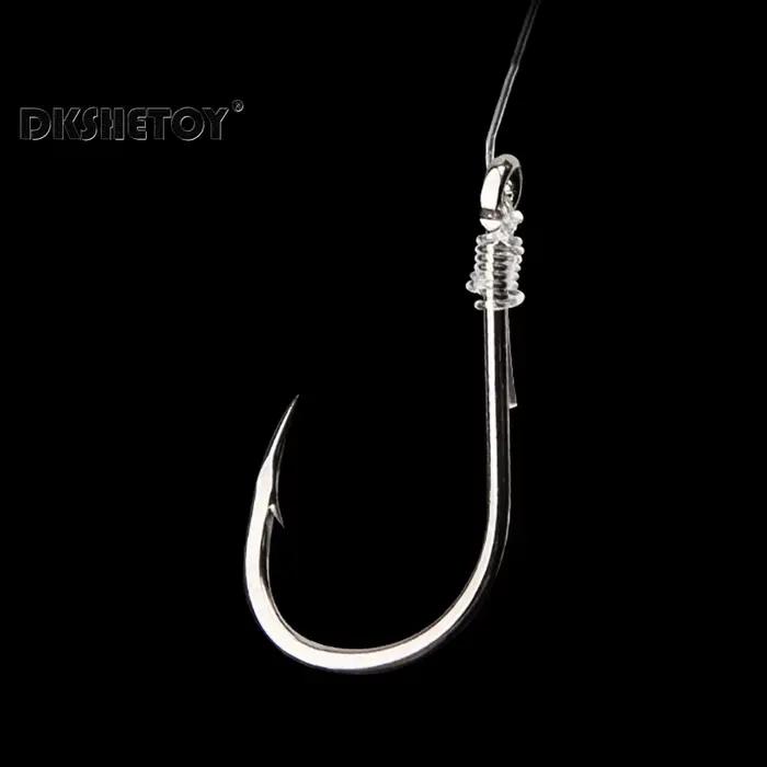 Lot de 400 hameçons carbone pour pêche mer et eau douce - Hameçons barbelés professionnels