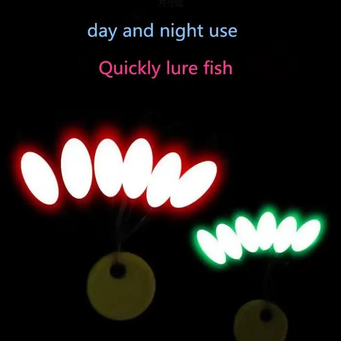 36 boules ovales luminescentes pour pêche carpe nocturne - 6 sachets de haricots flottants 7 étoiles