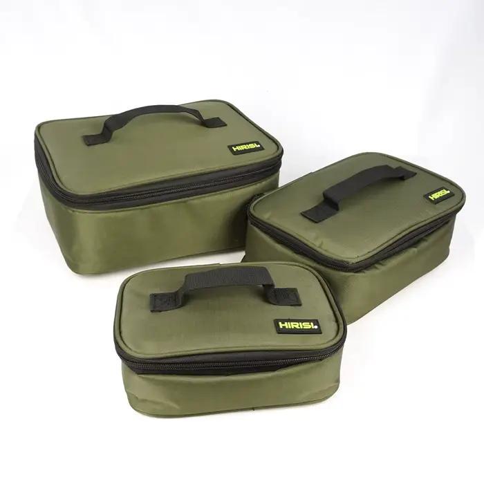 Sac de pêche carpe polyvalent Hirisi - Organisation accessoires, rangement leurres et moulinets en PVC Oxford