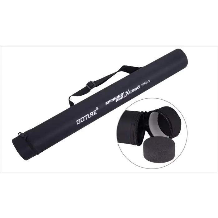Tube de protection pour canne à pêche portable Goture, résistant aux chocs, sac de voyage pêche