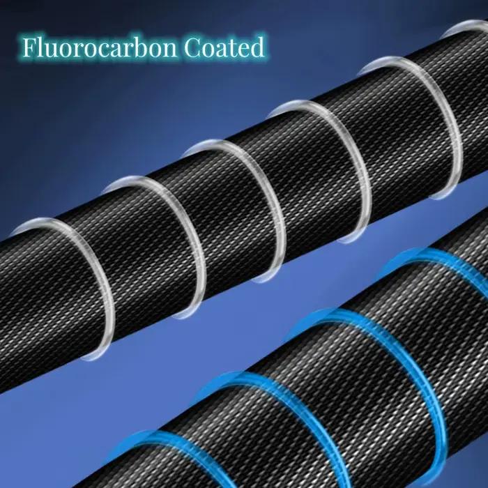 Fil de pêche Toray Soft Fluorocarbon Coated 220M pour pêche à la carpe, pesca et autres occasions aquatiques