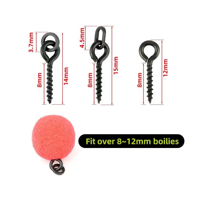 Hirisi 70 Pièces Accessoires Carpe - Stoppeurs Appâts Perles Caoutchouc pour Montages Ronnie Spinner Rig