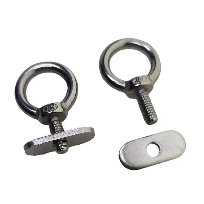 2/4 blocs coulissants réglables en acier inoxydable pour rail de kayak - Support de montage