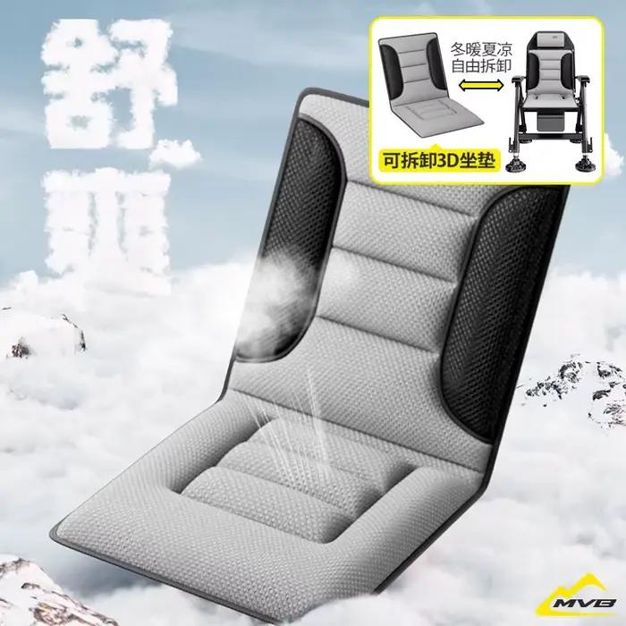 Chaise de pêche pliante européenne renforcée pour camping portable confortable siège pêche eau douce