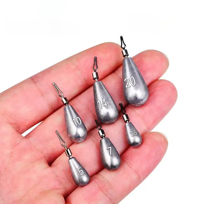 Fishing Accessories Leaded Jig Head 3.5g 5g 7g 10g 14g 20g Pendant Plumb Pendant