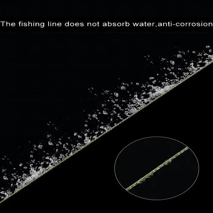 Ligne de pêche japonaise 4 brins LineThink 300 m en fibre PE multifilament haute résistance