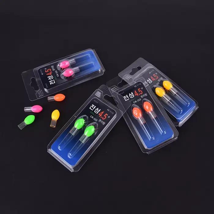 Flotteur lumineux LED électrique pour pêche de nuit en eau sombre, modèle 1 ou 2 pièces sur batterie