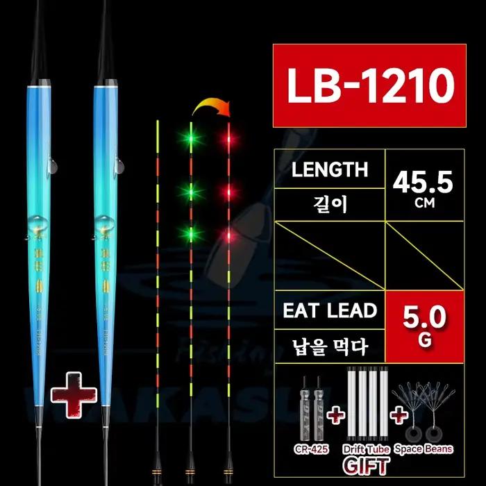 Flotteur de pêche électronique LED 2024 détection de touche 3 couleurs haute sensibilité équipement nano extérieur