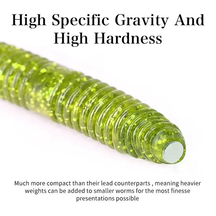 10pcs Fishing insert lead, Weight 0.03/0.05/0.08oz, Fishing Sinker For Worm, Wei