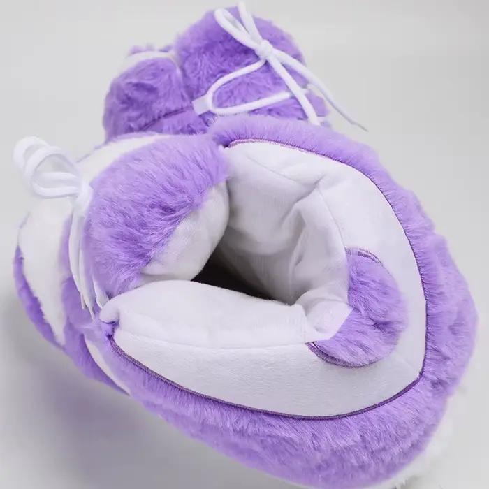 Chaussons pêche intérieur chauds - Plush confortables pour préparation matériel pêche hiver