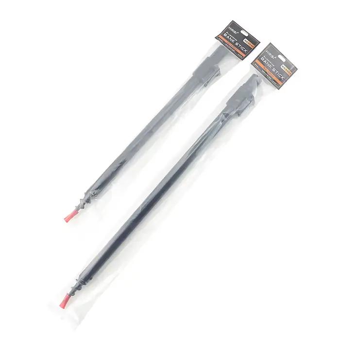 Support cannes Hirisi 2 pièces aluminium : rod pod stable pour pêche carpe depuis la berge confortable
