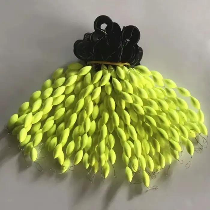 Flotteur coulissant EVA oval ressort pêche crappie silure perche dorée poisson-chat