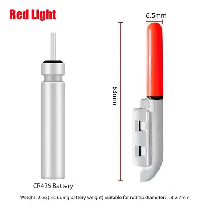 Bâton lumineux LED électronique pour pêche de nuit - Flotteur étanche CR425 avec lumière attirant les poissons