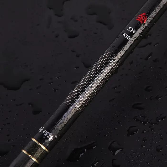 Canne télescopique ultra-légère ruisseau main carbone eau douce carpe feeder 3-8m hiver pêche nomade compacte