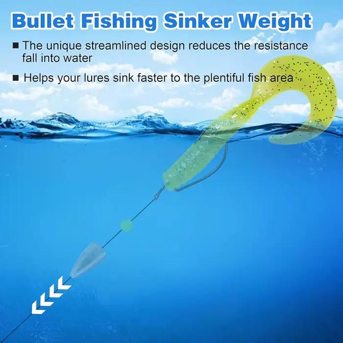 10 plombs anti-accroche pour pêche aux leurres souples, pendentifs de 2g à 20g par lot de 10