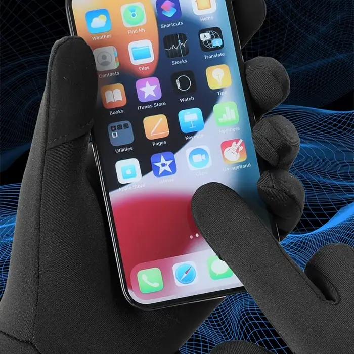 Gants vélo hiver GTUBIKE étanches - Touchscreen plein doigt pour ski, pêche et cyclisme extérieur