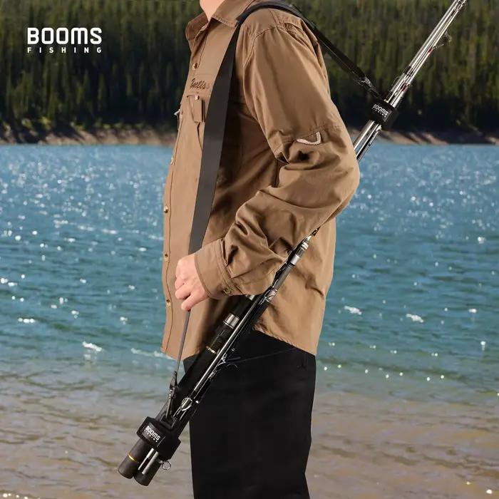 Sangle de transport pour canne à pêche Booms Fishing RS4 - Bande magique en nylon sécurisée