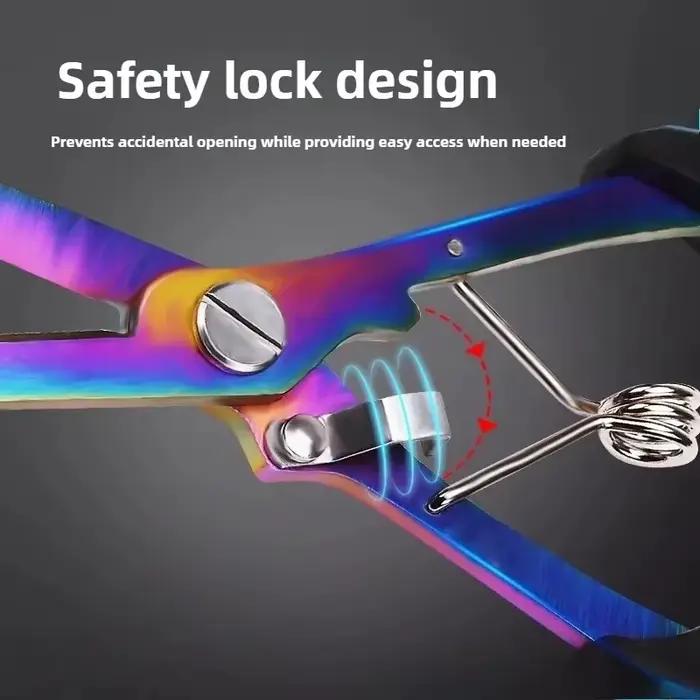 Coupe-fil ergonomique anti-dérapant et coupe-noeuds haute résistance pour pêche
