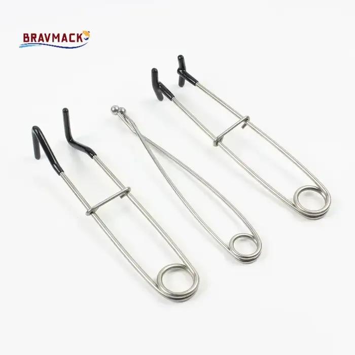Écarteur de bouche poisson en acier inoxydable portable - Outil de décrochage pour pêche durable