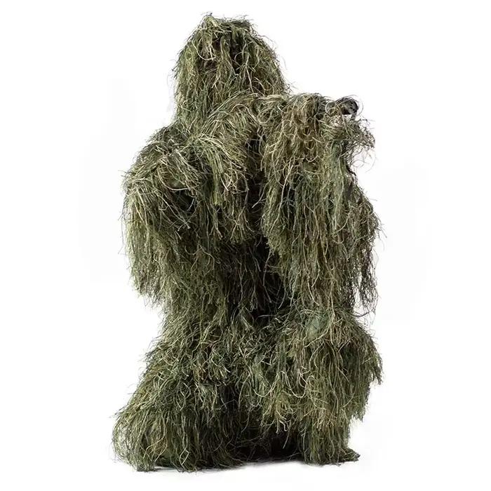Costume ghillie camouflage forêt 3D tactique sniper airsoft militaire pêche extérieur