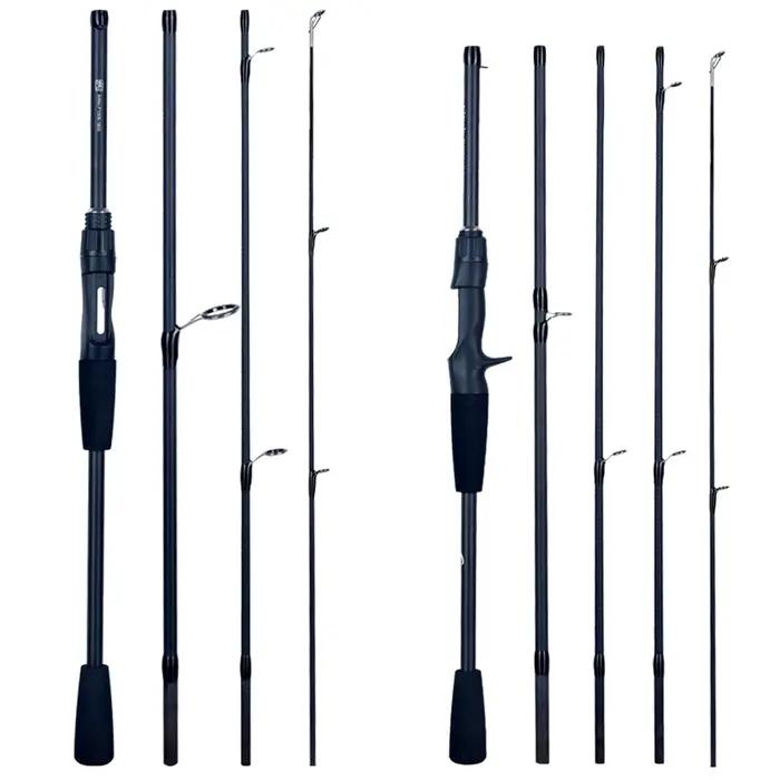 Canne carbone voyage FLENHAI 1.8-2.4m casting 5-30g - Pour pêche leurres et montage PHISHGER